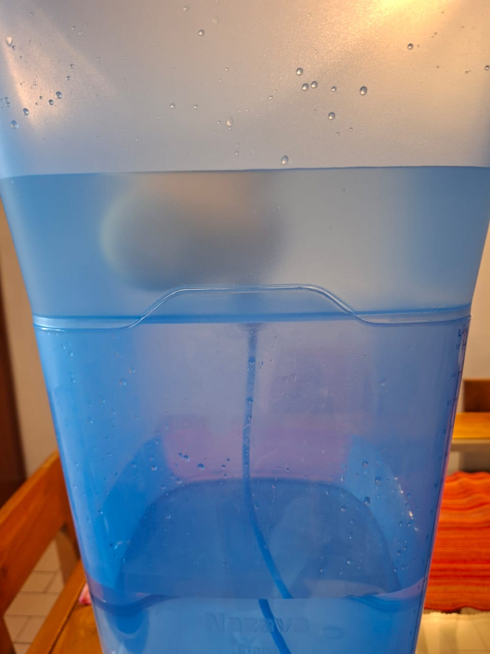 Bille de purification dans la fontaine Nazava